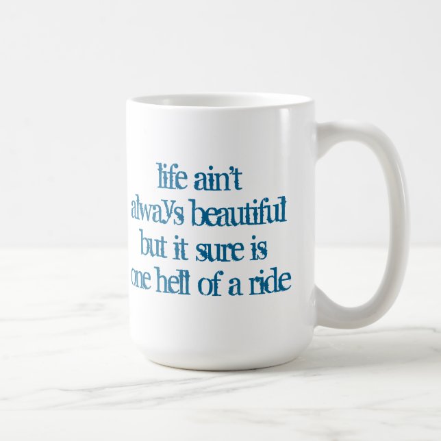 Caneca de café em mudança das pistas 15oz (Direita)