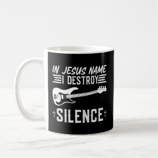 Caneca De Café Em nome de Jesus Eu Destruo O Culto De Silêncio El