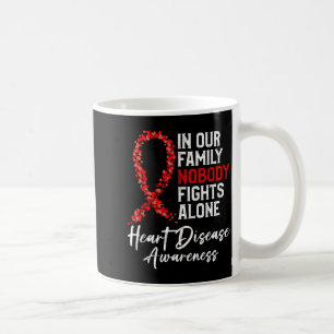 Caneca De Café Em Nossa Família Ninguém Luta Sozinho Doença Cardí