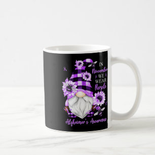 Caneca De Café Em Novembro Usamos Gnomos Roxos Heimerheimer Awa