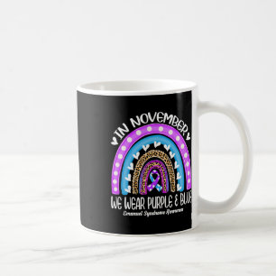 Caneca De Café Em Novembro Usamos Roxo E Azul Emanuel Syndro