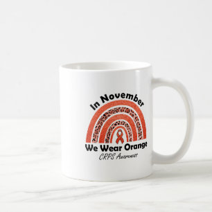 Caneca De Café Em novembro, Vestimos a consciência laranja do arc