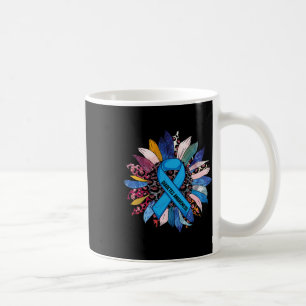 Caneca De Café Em novembro Vestimos Diabetes Azuis