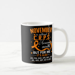 Caneca De Café Em Novembro Vestimos Laranja Fita Sensibilização M