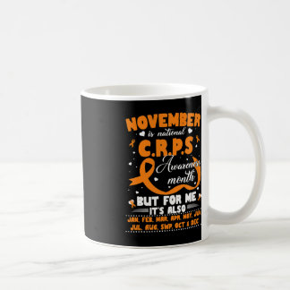 Caneca De Café Em novembro, Vestimos o Orange Ribbon CRPS Sensibi
