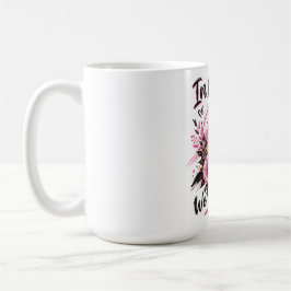 Caneca De Café Em Outubro Nós Usamos Abóbora Rosa