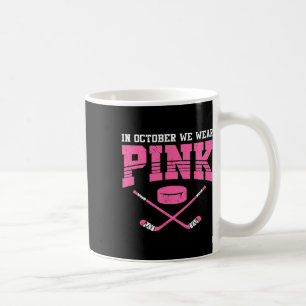 Caneca De Café Em Outubro Usamos Rosa Conscientização do Câncer d