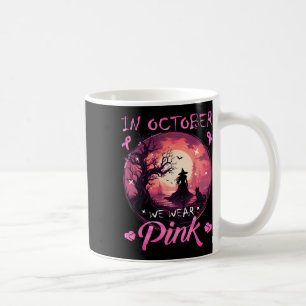 Caneca De Café Em outubro Vestimos Cancer de Mama de Bruxas do Ha