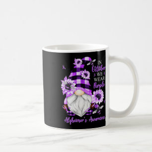 Caneca De Café Em outubro Vestimos Gnomos Roxos Heimerheimer