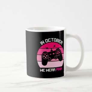 Caneca De Café Em outubro, Vestimos Jogo de Apoio ao cancer de ma