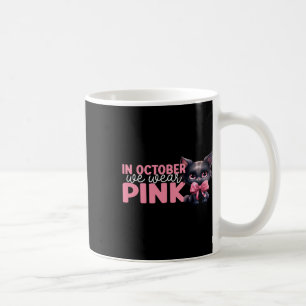 Caneca De Café Em outubro, Vestimos o Cancer rosa de outubro no o