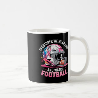 Caneca De Café Em Outubro, Vestimos Rosa E Assistimos A Pegada No