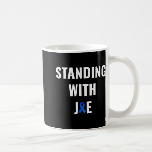 Caneca De Café Em pé com Joe, Faixa de Sensibilização para o Canc