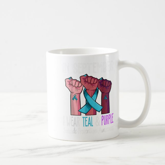 Caneca De Café Em Setembro, Vestimos O Conscientes Do Suicídio Em (Direita)