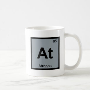 Caneca De Café Em - Símbolo da Tabela Periódica da Química das Pa