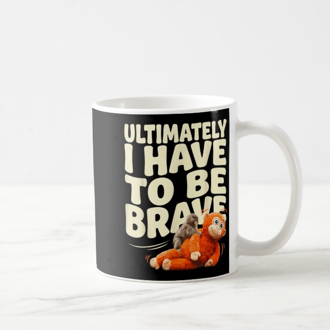 Caneca De Café Em última análise, tem que ser um macaco bebê engr (Direita)