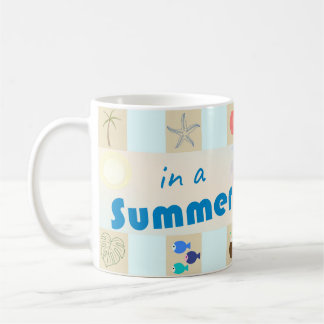 Caneca De Café Em Um Estado de Espírito de Verão