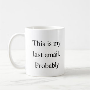 Caneca De Café Email Final - Mug Agressivo Passivo