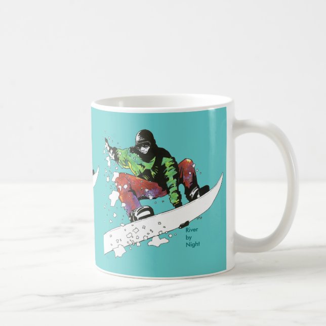 Caneca De Café Embarque da neve (Direita)