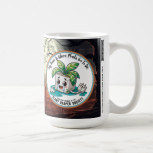 Caneca De Café Embarque o seu canil de 15oz da Plant Reaper Socie