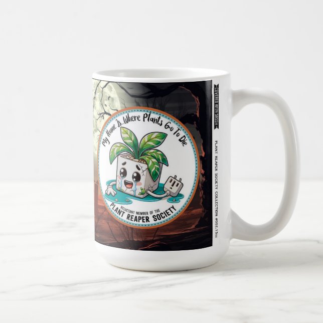 Caneca De Café Embarque o seu canil de 15oz da Plant Reaper Socie (Direita)