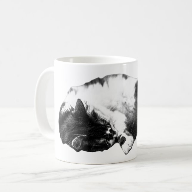 Caneca De Café Ember-Glow Catnap (Frente Esquerda)