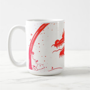 Caneca De Café Emblem da Crimson Serpent