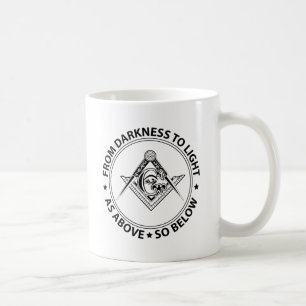Caneca De Café Emblema da maçonaria