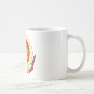 Caneca De Café Emblema da segurança do presidente do russo