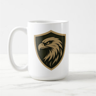 Caneca De Café Emblema de Águia Tática Escudo