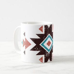 Caneca De Café Emblema de Diamante Boho