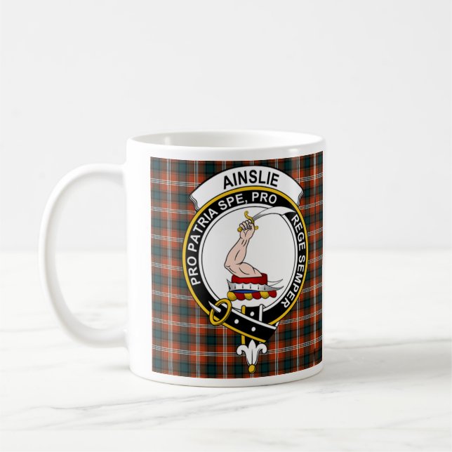 Caneca De Café Emblema do Clã Ainslie (Esquerda)