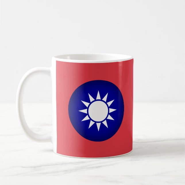 Caneca De Café Emblema Nacional da Mug de Café de Taiwan (Esquerda)