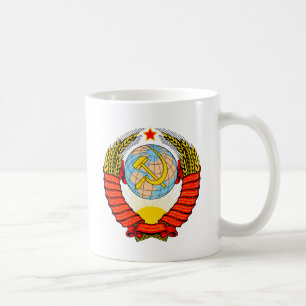 Caneca De Café Emblema nacional de União Soviética