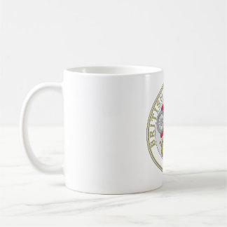 Caneca De Café emblema redondo do leão das Ferrovias Britânicas v