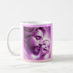 Caneca De Café Embraço Rosa Divino