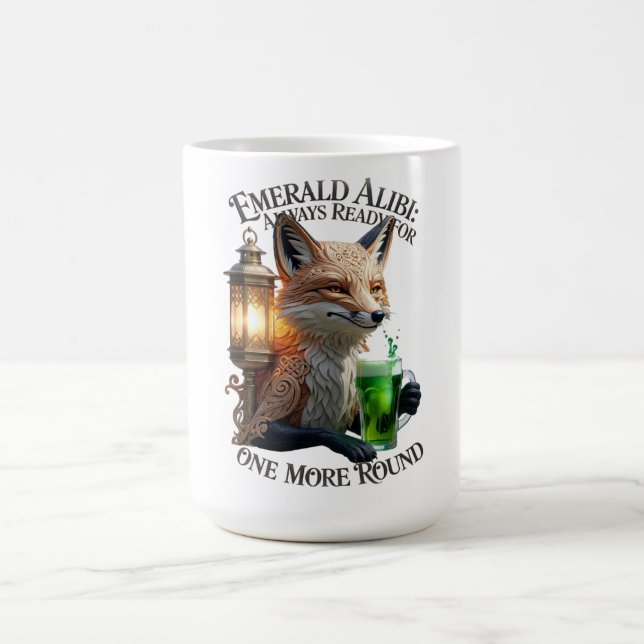 Caneca De Café Emerald Alibi Fox Graphic Tee (Centro)