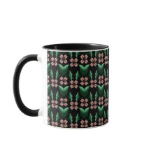 Caneca de café Emerald & Blush Botanical