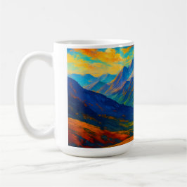 Caneca De Café Emerald Forest Watercolor Canvas