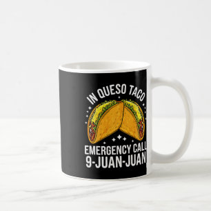 Caneca De Café Emergência de Taco de Queijo Ligue 9 Juan Juan Eng
