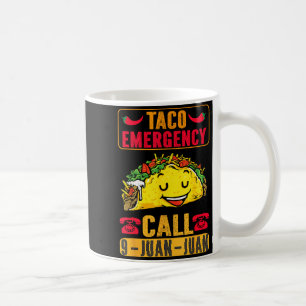 Caneca De Café Emergência de Taco Engraçado Cinco De Mayo Homens