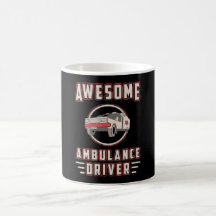 Caneca De Café Emergência paramédica de driver ambulante incrível
