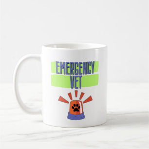 Caneca De Café Emergency Vet – Veterinary Emergency Design