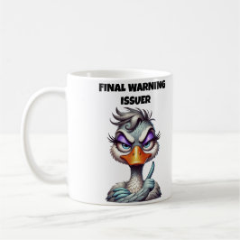 Caneca De Café Emissor de Aviso Final Mamãe