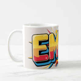 Caneca De Café Emma com uma explosão