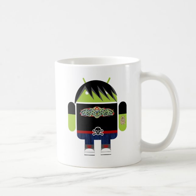 Caneca De Café Emo Andy o Android (Direita)