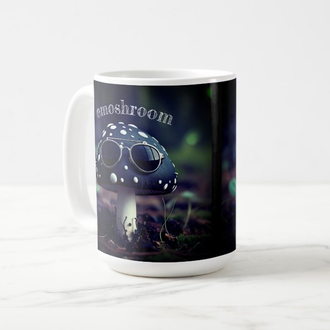 Caneca De Café Emo Shroom (Frente Esquerda)