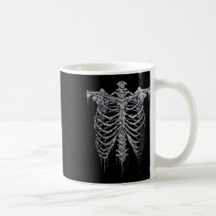 Caneca De Café Emo Y2k Grunge Aestésico Gaiola Gótica Halloween