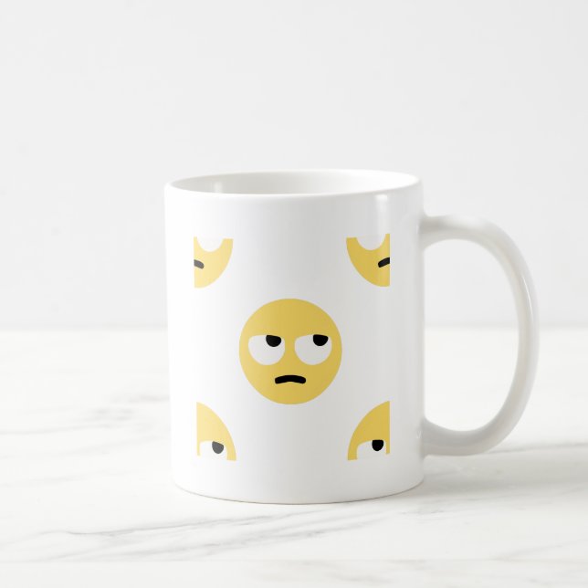Caneca De Café emoji eye roll (Direita)