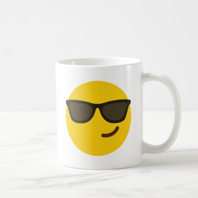 Caneca De Café Emoji legal (Direita)